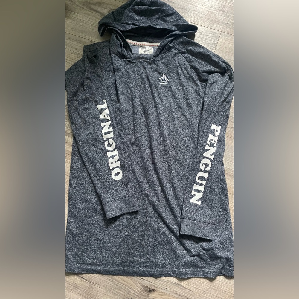 3 FOR $10 Original Penguin Gray t-shirt Hoodie (boys medium)